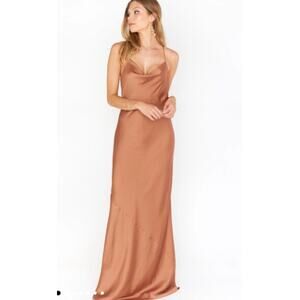 Show Me Your MuMu Copper Mini Dress